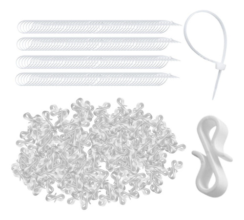 120 Piezas De Clips Para Luces De Canalón, Ganchos