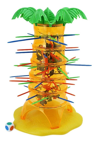 Imagen 1 de 6 de Juego De Mesa Los Monitos Locos Monos Monkeys Con Palmera
