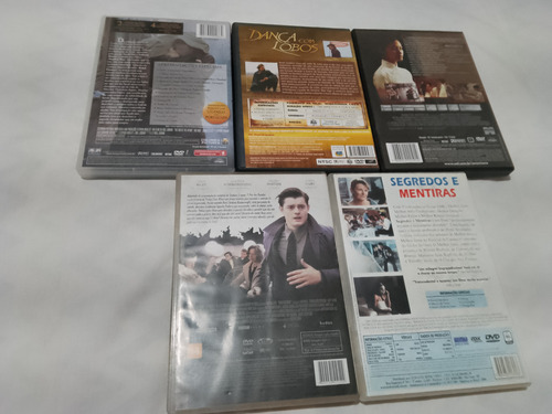 5 Dvd Graham Greene Dança Com Lobos + Fim De Caso + 3 Ótimos
