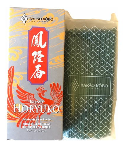 Incenso Senkô Horyuko Japonês Budista 250 Bastonetes - 100g Fragrância Cedro