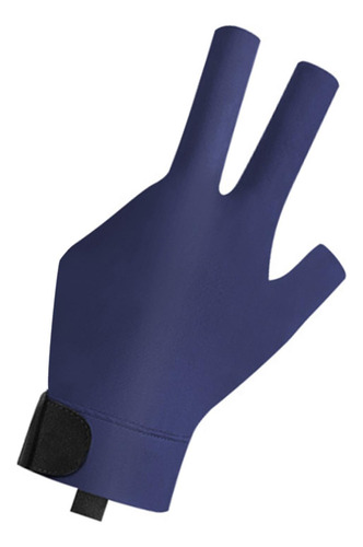 Guante De Billar Para La Mano Azul Negro Izquierdo S
