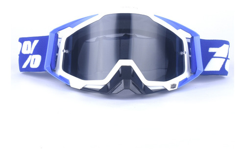 Gafas Pitscottfox 100% Powder Frame, Color Blanco Y Rojo