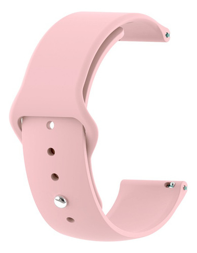 Pulsera deportiva de silicona de 22 mm compatible con el reloj Guess, color rosa
