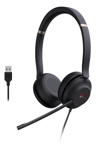 Yealink Uh37 - Auriculares Usb Con Microfono Para Pc Y Lapto