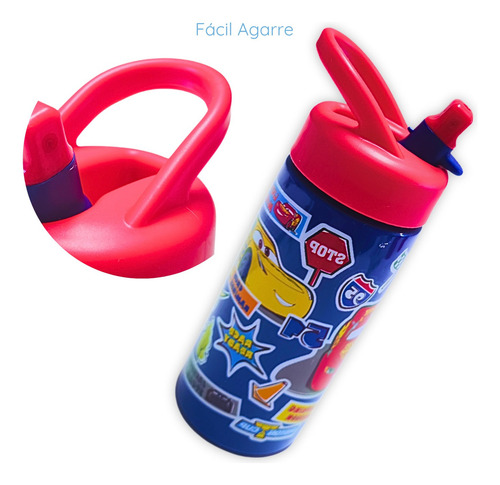 Cars Botella 410 Ml Playground Slipper Color Azul