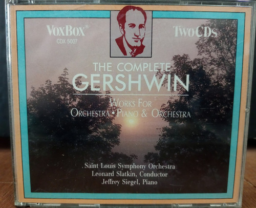 Cd Doble The Complete Gershwin Works For Orchestra - Piano