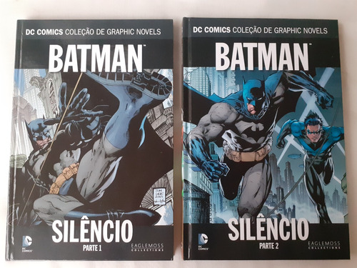 Dc Comics Coleção Graphic Novels Nº 1 E 2 - Batman Silêncio 