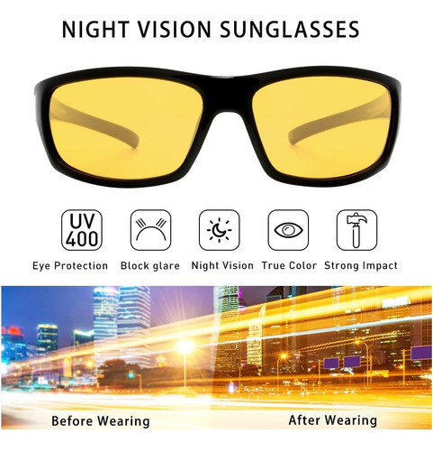 Polarking Gafas De Visión Nocturna Para Hombres Y Mujeres, 2