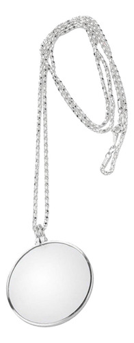 Lupa De Collar 5x Colgante De Lupa 5x Para Lectura De Plata