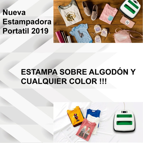 Estampadora Portatil Ligera 23x23 + Plotter De Corte Cameo 3