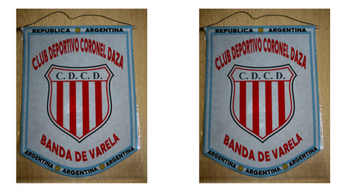 Banderin Grande 40cm Coronel Daza Banda De Varela