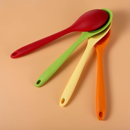 Firefly Cucharas De Silicona De 4 Piezas Para Cocinar,