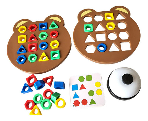 Rompecabezas De Combinación De Bloques De Juego Con Campana
