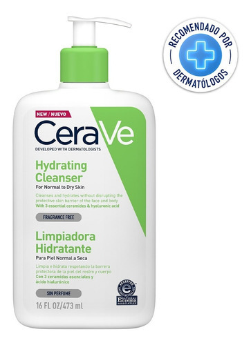Crema Limpiadora Hidratante Cerave Piel Normal A Seca 473 Ml