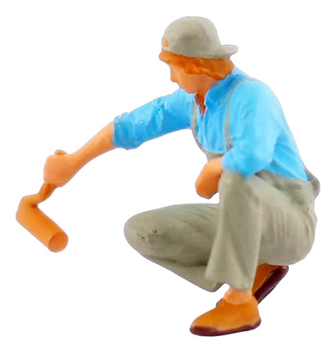 Escala 1/64 Figura Pintor Boneca Modelo Areia Mesa