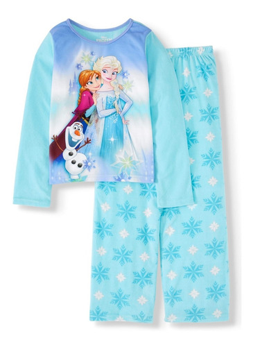 Pijama Para Niñas Disney Frozen Talla 10