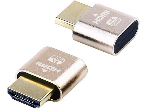 Emulador De Pantalla Dtech Hdmi Dummy Plug 4k Compatible ...