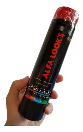 3 Unidades De Shampoo 2 Em 1 Alfa Look's For Men 300ml