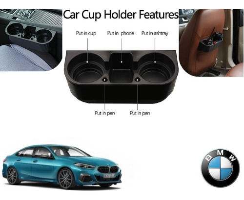 Porta Vasos Con Porta Celular Bmw Serie 2 Grand Coupe 2024