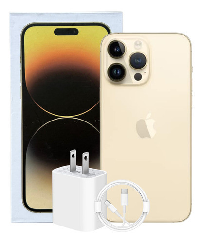 Apple Iphone 14 Pro Max (128 Gb) - Esim Dorado Con Caja Orig Dorado (Reacondicionado)