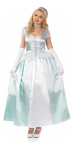 Vestido De Princesa Azul Fun Shack Para Adultos, Halloween,