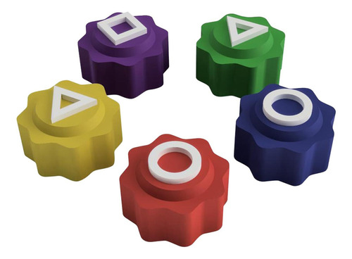5pcs Gonggi Jack Stone Pebbles Set, Juego Captura De Piedra