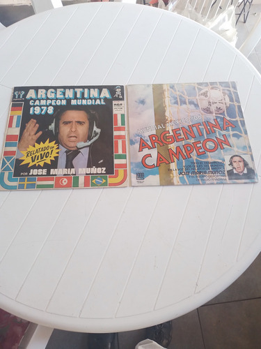 Vinilo Lote ×2 Mundial 1978 Y Mundial Mexico 1986 Estándar (Usado)