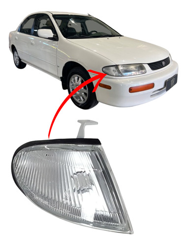 Lanterna Dianteira Mazda Protegé 1995 1996 Cristal Direita