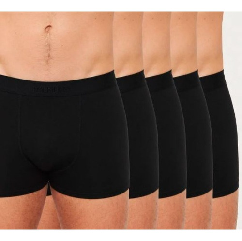Pack 5 Boxer Medio Vp Algodón Negro P5139m76 Palmers
