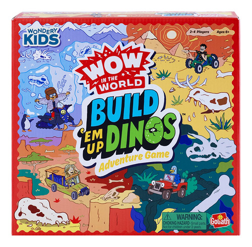 Juego De Aventuras Goliath Wow In The World Build 'em Up Din