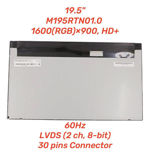 Tela M195rtn01.0 Do Lcd 19,5 Polegadas Toda Em Uma Tela