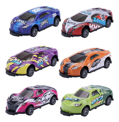 Gwj Original Kit 6 Carrinho Maluco Bate Pula Gira 360 Stunt