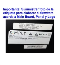 Comprar Todo (firmware) Para Programar Tv Chinos Y Otras Marcas