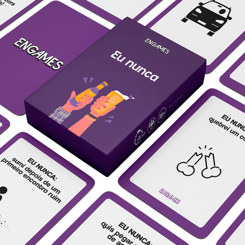 Kit Baralho Jogos Adultos Eu Nunca Verdade Ou Desafio Galera