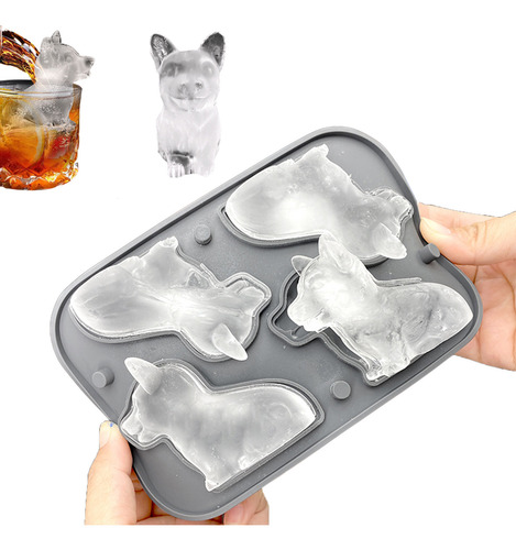Bandeja De Hielo Para Perros Dachshund Dog Ice Con Forma De