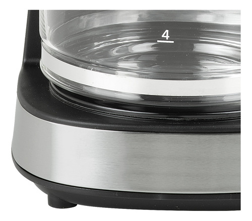 Cafetera Smartlife Sl-cmd1095 Automática Acero Inoxidable Y Negra De Filtro Acero Inoxidable/negro