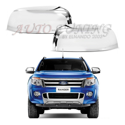 Imagen 6 de 8 de Cacha Cubre Espejos Ford Ranger 2013 Al 2019 2 Unidades