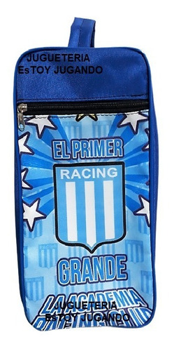 Botinero Racing Con Bolsillo Con Cierre Grande Super Oferta