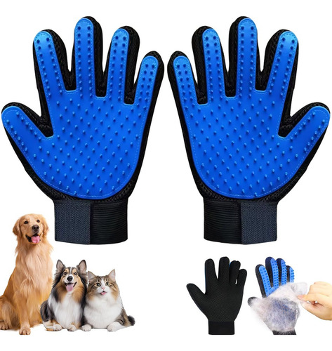 2 Pzas Guantes Removedor Pelo Para Mascotas,