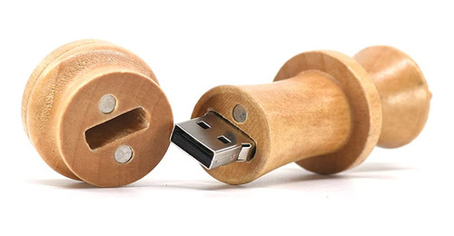 Oligrafo Ajedrez Madera Gb Usb Memoria Regalo Color: Negro