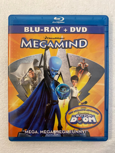 Bluray Original + Dvd Megamente Megamind Tom Mcgrath (Usado)