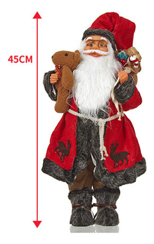 Adorno Navideño Coleccionable De Pie, Figura 45cm