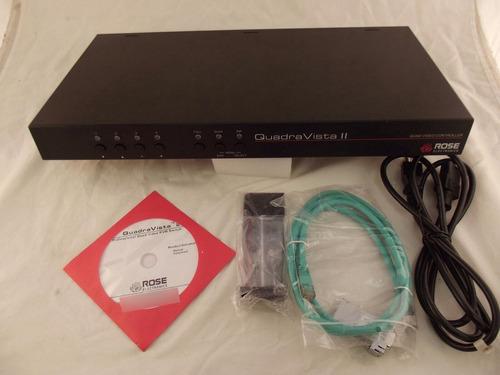 Rose Electronics Qv-4kvmdvi-2 Quadravista Ii Dvi Kvm Mul Ttc