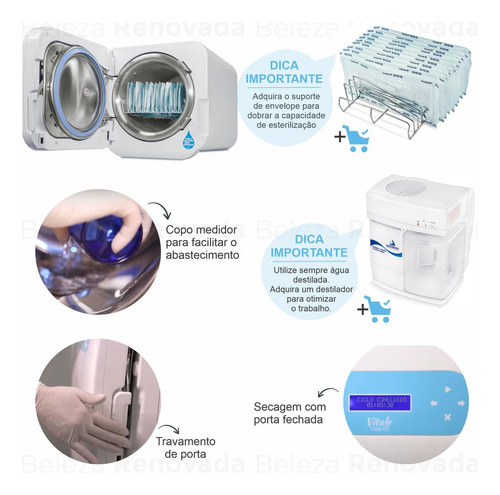 Autoclave Cristofoli 12 L Cd Esterilização + Teste Biologico