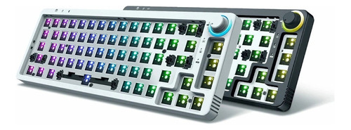 Kit De Teclado Mecánico Gamakay Lk67 Rgb, Modo Triple, 65%