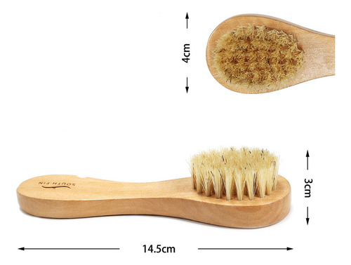 Cepillo Exfoliante Seco S New Natural Bristle 8681