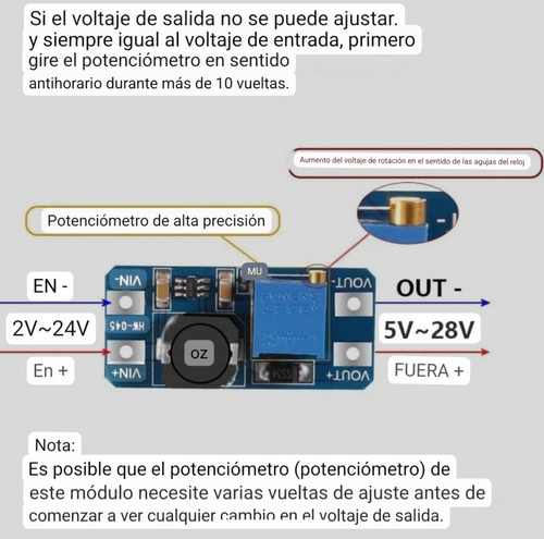 Vv Mt3608 Módulo De Reforço De Tensão De Reforço 2a 5 Peças