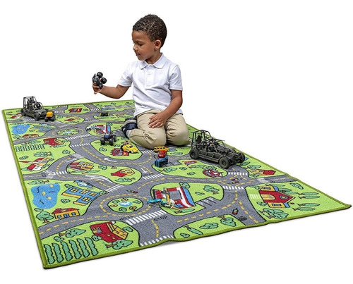 Alfombra Para Niños, Tapete De Juego Para La Vida Urbana, Ex