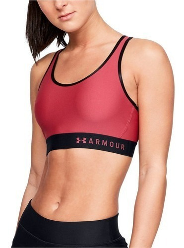 Top Bra Deportivo Under Armour Mujer Rosa Armour 1307196671