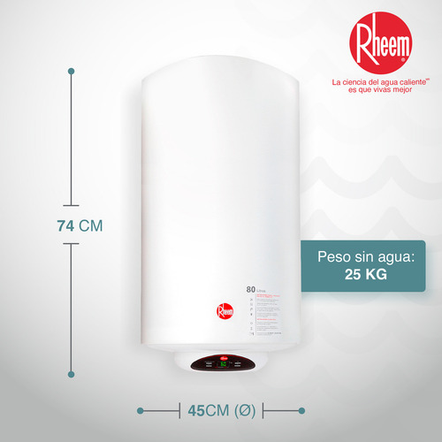 Calentador De Acumulación Eléctrico 21 Galones 110v Rheem Color Blanco 120V